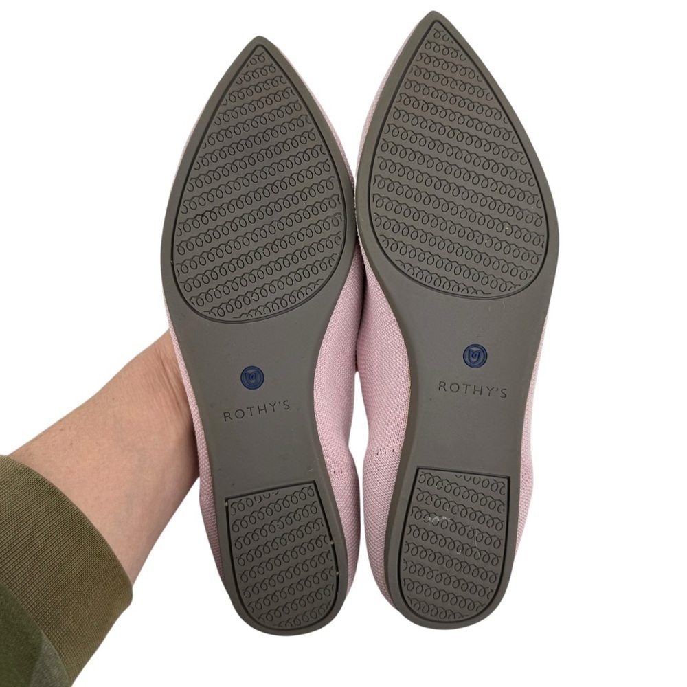 Rothy's The Point Petal Pink Flats Ballet Shoes Women's Casual Size 8.5 Retired - Picture 16 of 16